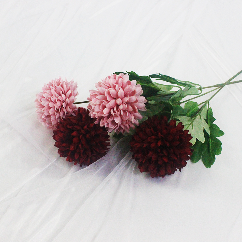 Lusiaflower High Quality artificial Silk Dandelion Decoration 2 Heads Flowers Dandelion Artificial Flower