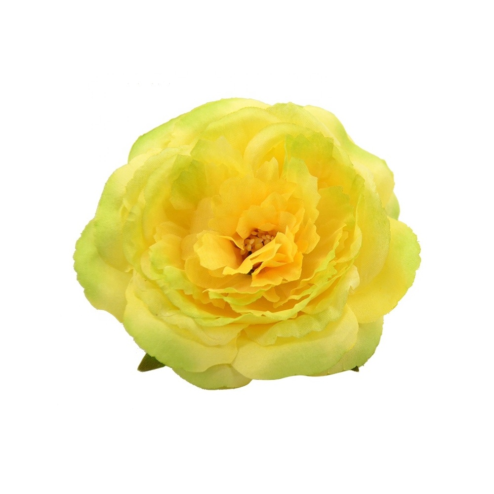 artificial cheap rose flower head for wedding home flower wall decoration