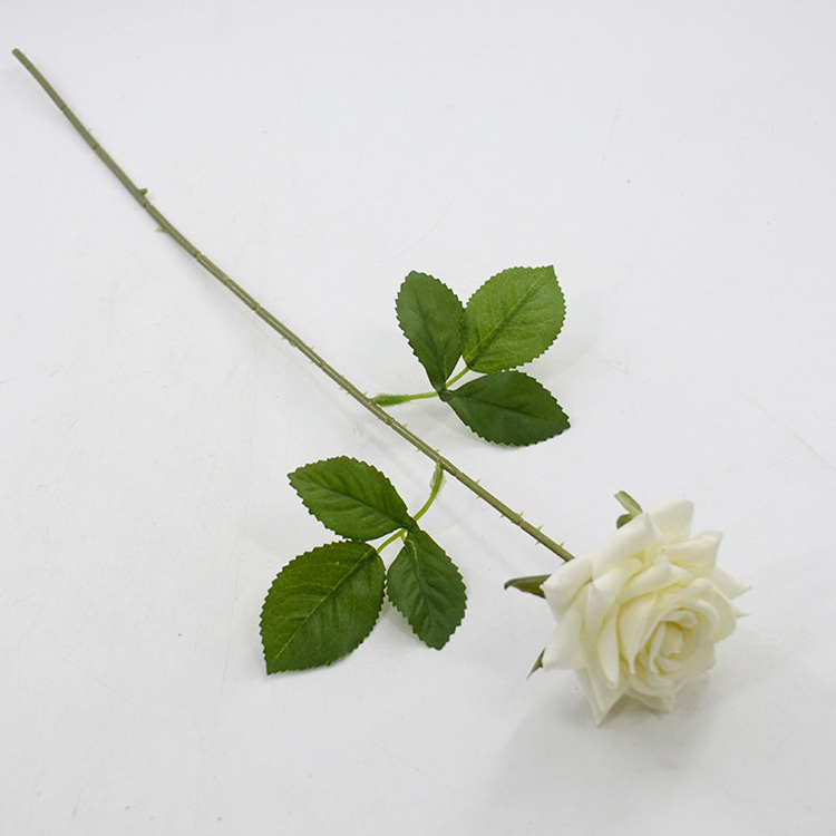 Lusiaflower artificial silk vision live forever single rose for wedding decorate flowers