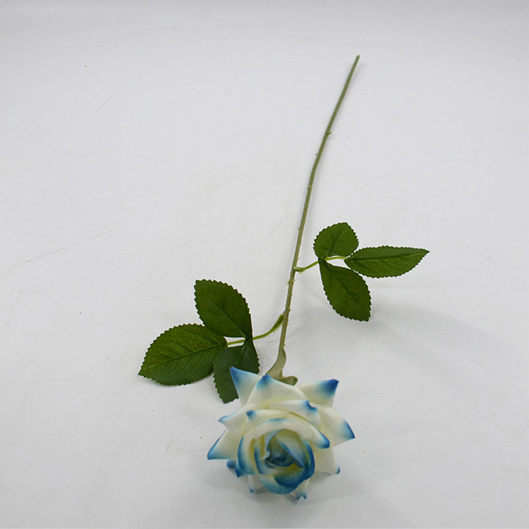 Lusiaflower artificial silk vision live forever single rose for wedding decorate flowers