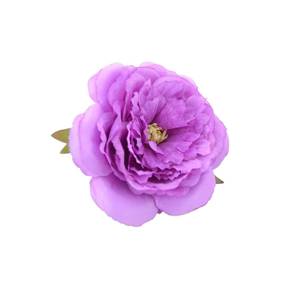 artificial cheap rose flower head for wedding home flower wall decoration