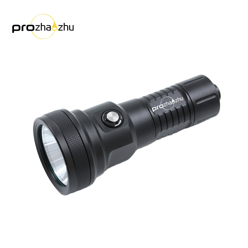 6000 Lumen Underwater Diving Flashlight Rechargeable 26650 IP68 Waterproof 100M Scuba Dive Torch