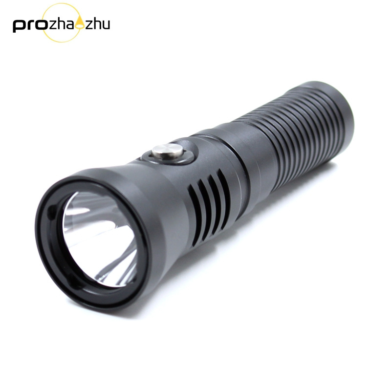 1200 Lumen 21700 Rechargeable IP68 Waterproof 100M Underwater LED Diving Flashlight