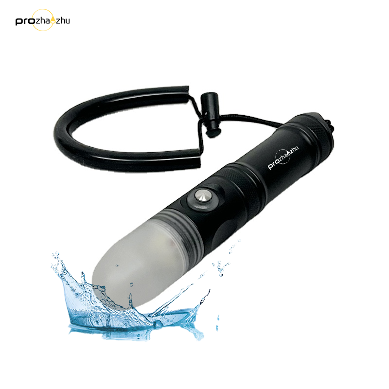 IP68 Underwater Signal Scuba Strobe Light 4000 Lumen Waterproof 100M Rechargeable Underwater Strobe Beacon Light