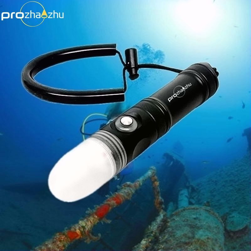 IP68 Underwater Signal Scuba Strobe Light 4000 Lumen Waterproof 100M Rechargeable Underwater Strobe Beacon Light