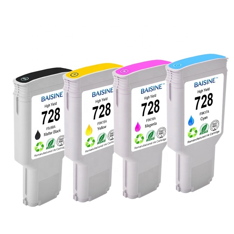 Online Wholesale Baisine Compatible Ink Cartridge 728 Tintenpatrone HP728 Compatible for HP Designjet T730 T830 Printer