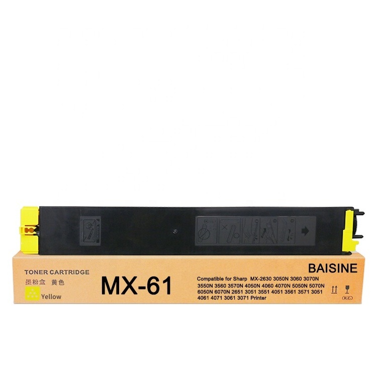 Baisine Wholesale for Sharp MX-61 Non-original Toner Cartridge MX-61NT Toner Cartridge MX-2630 Copier Cartridge MX-4050N 5050N