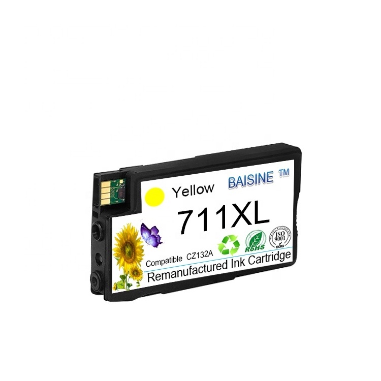 for HP 711 80-ml Black DesignJet Ink Cartridge for HP DesignJet T120 T520 Ink Cartridge 711 Remanufactured Ink Cartridge 711