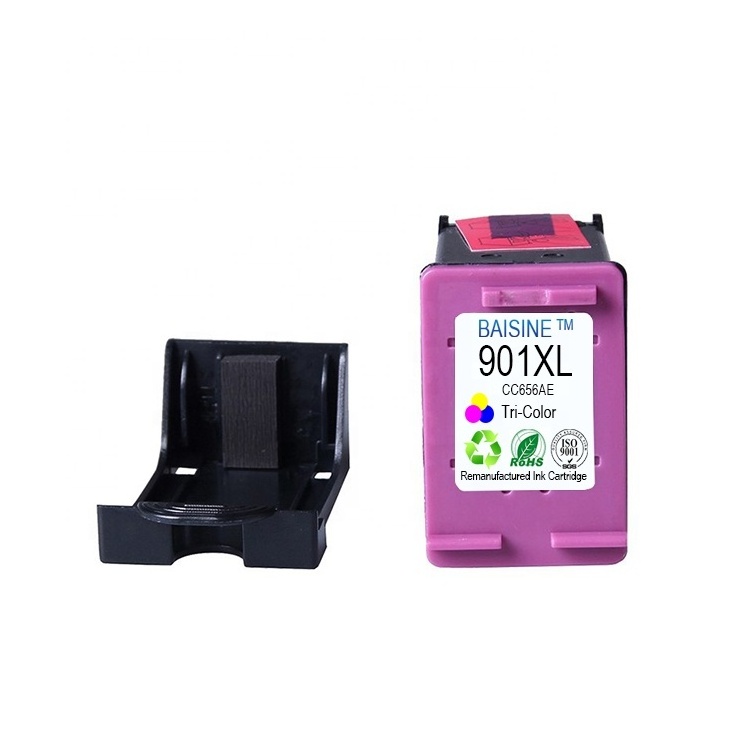 China Wholesale Baisine 901 Colour Ink Cartridge 901 Cartucho De Tinta 901XL Inktpatroon 901XL Inkjet Cartridge with Dye Ink