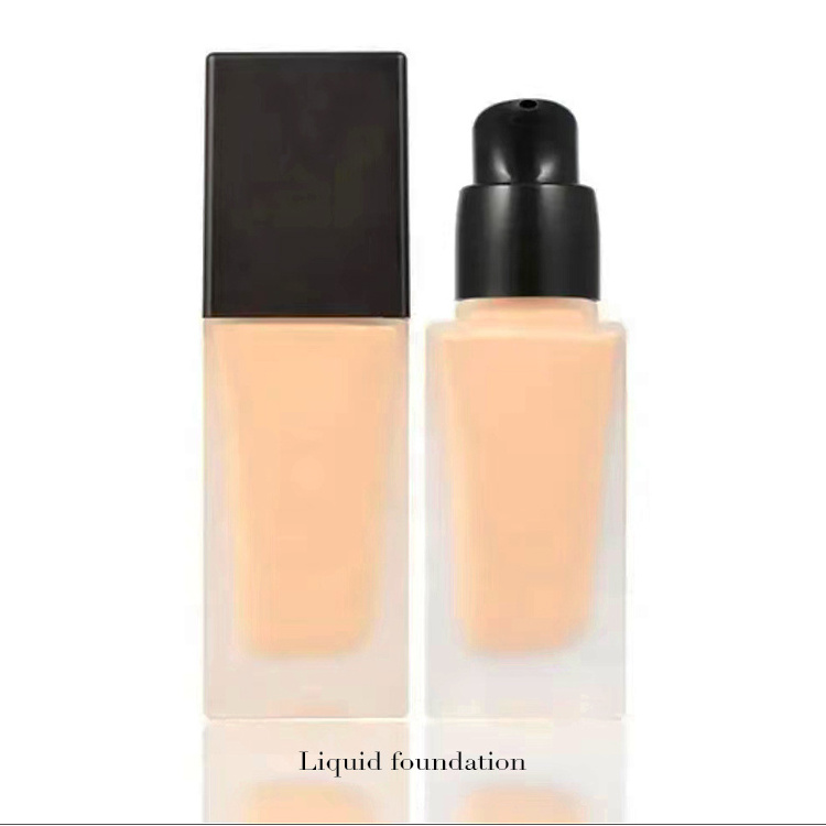 Full Coverage Liquid Foundation Cream with Moisturizer Sunscreen Features Long Lasting Waterproof Concealer Makeup for Oil Skin