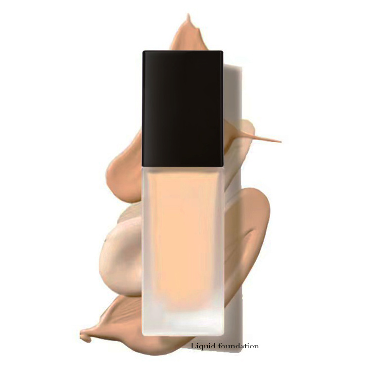 Full Coverage Liquid Foundation Cream with Moisturizer Sunscreen Features Long Lasting Waterproof Concealer Makeup for Oil Skin