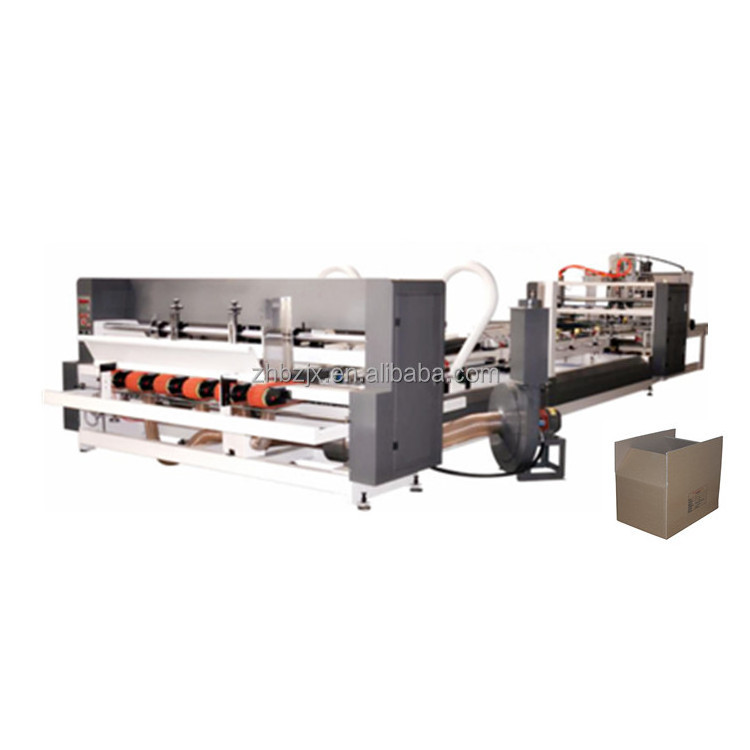 ZHENHUA 220m/min Tissue Box Rolling Glue Sealing Machine Mask Pack Paper Carton Box Hot Melt Gluing Machine