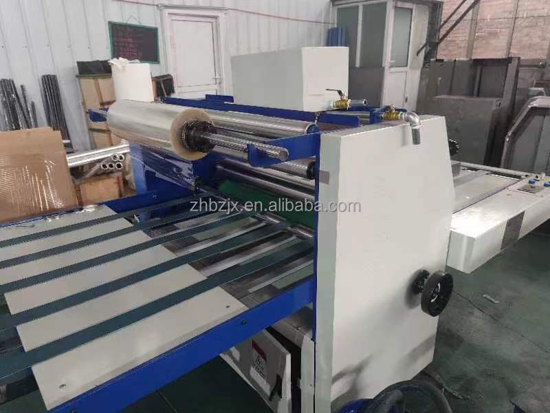 ZH-FMJ Semi-auto Cardboard Glued BOPP Film Thermal Lamination Machines For Carton Box laminator