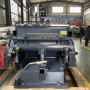 ZHML-1200 Best Price Paper Bag Corrugated Box Making Hand Fed Platen Die-Cutting Manual Creasing Machine