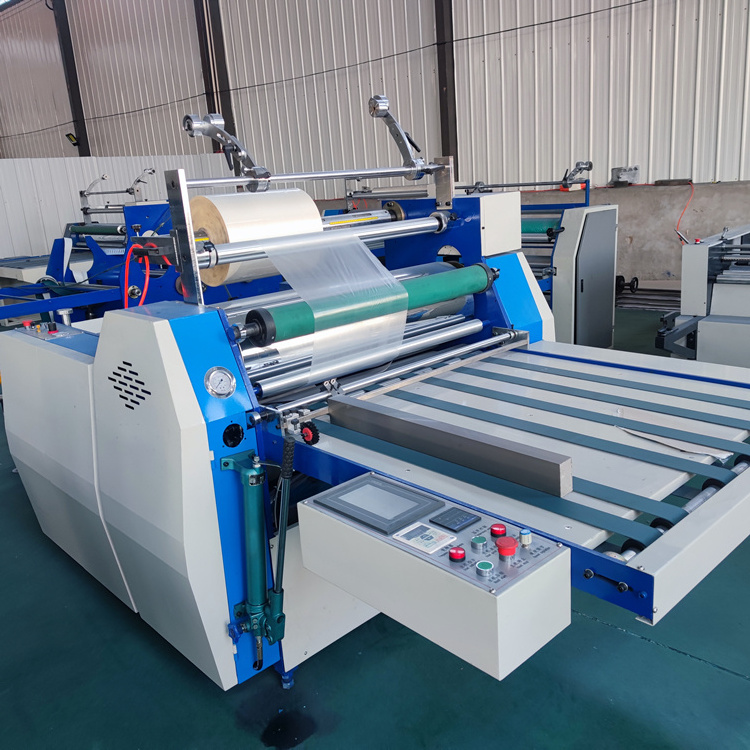 ZH-FMJ Semi-auto Cardboard Glued BOPP Film Thermal Lamination Machines For Carton Box laminator