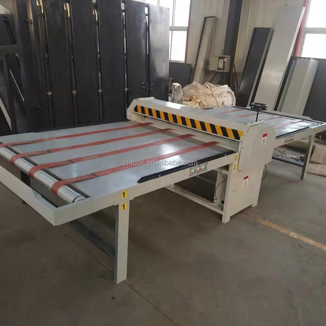 ZHENHUA Manual Flatbed Die Cutting Machine   Corrugated Cardboard Cutting Machine Pizza Box Making Machine