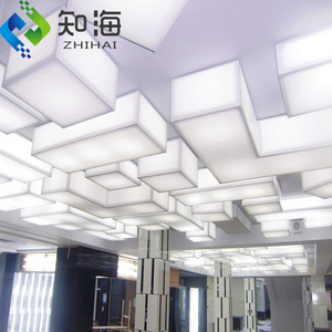 ZHIHAI custom pop acoustic decorative 3d drop ceiling tiles