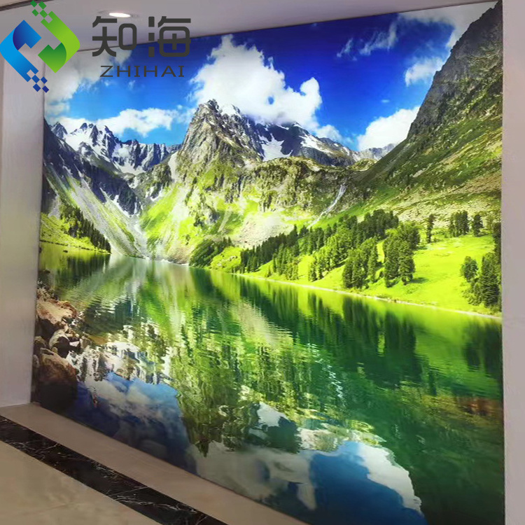 ZHIHAI household classic modern country backlit soundproof decorative led light box interior pvc ceiling panel