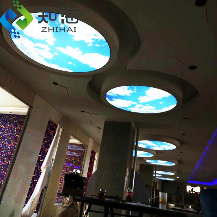 ZHIHAI interior decoration materials wall panels night sky stars print 3d pvc stretch ceiling