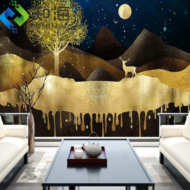 ZHIHAI Love rescue angel cupid full moon night creative landscape background wall luxury mural wallpaper 3d