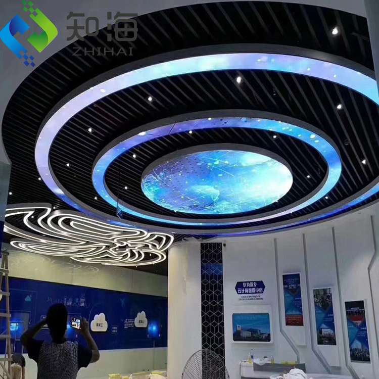 ZHIHAI UV pvc print 3d effect sky stretch ceiling