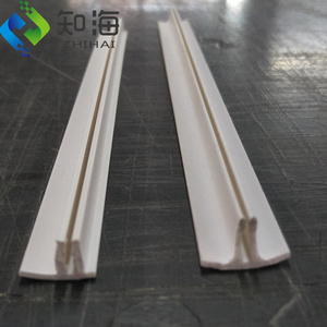 ZHIHAI Aluminum profile covers stretch ceiling film accessories pvc plastic edge cover strip