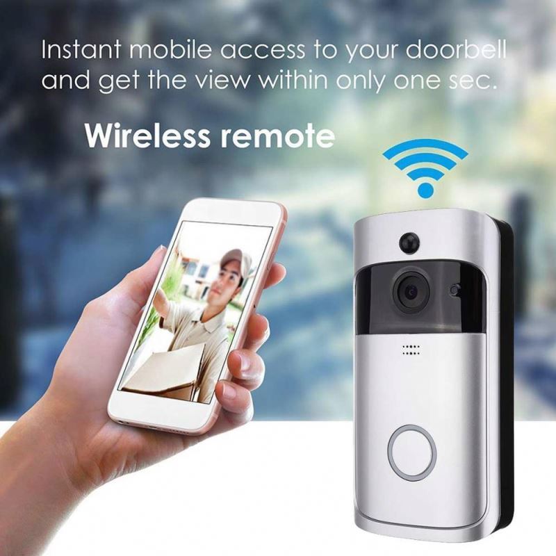 Wholesale Video Door Bell Wifi Wireless 720P HD Home Security Smart Camera Ring Doorbell With Battery