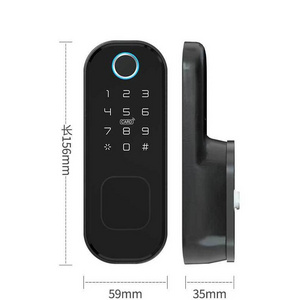 Hot Sale S812 Smart Life Tuya Smart Lock TTLock Biometric Fingerprint Lock Password Card Smart Wifi Lock