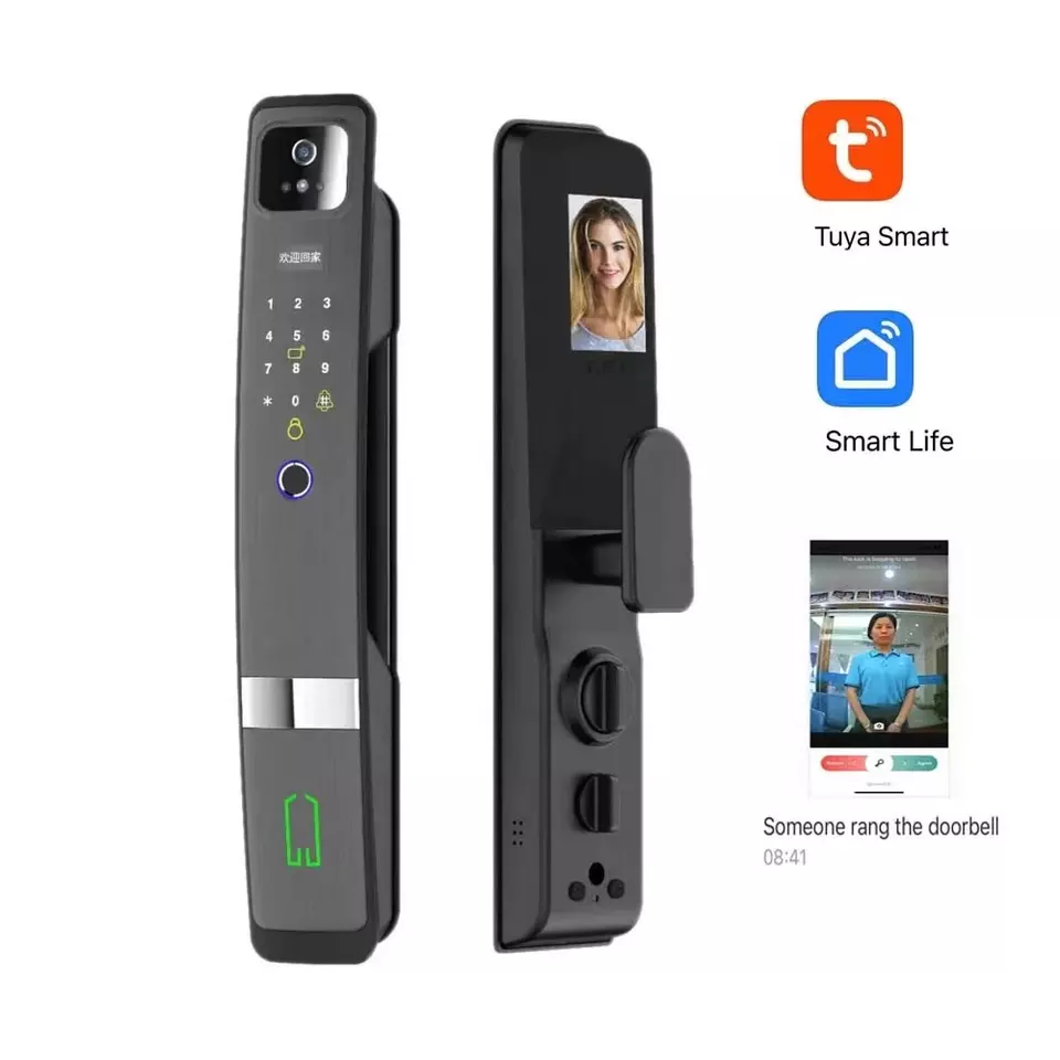 Cerraduras Inteligentes Wifi Wireless Combination Password Biometric Fingerprint Ttlock Electronic Locks Smart Door Lock