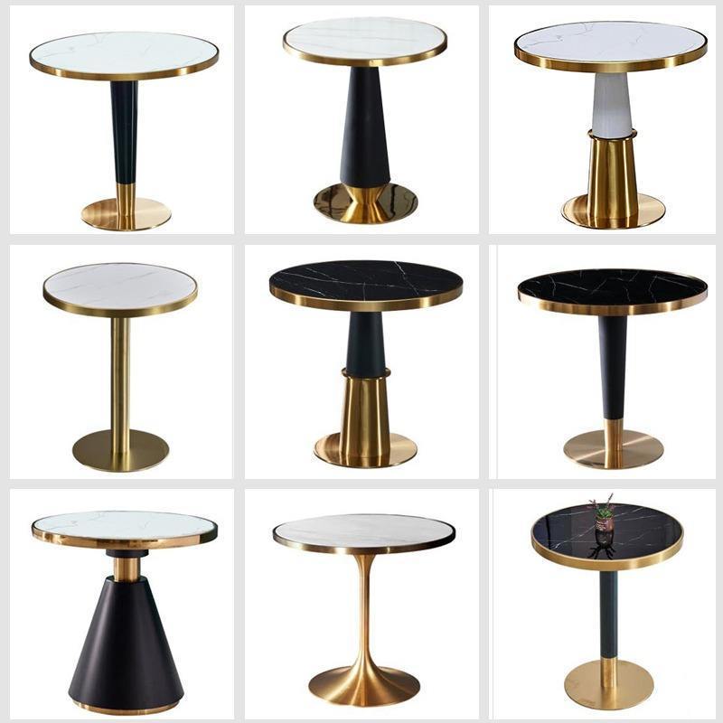 Modern Cafe Table Chairs Fast Food Dining Table Restaurant Set Furniture Bar Pub Table Chairs With Metal Leg