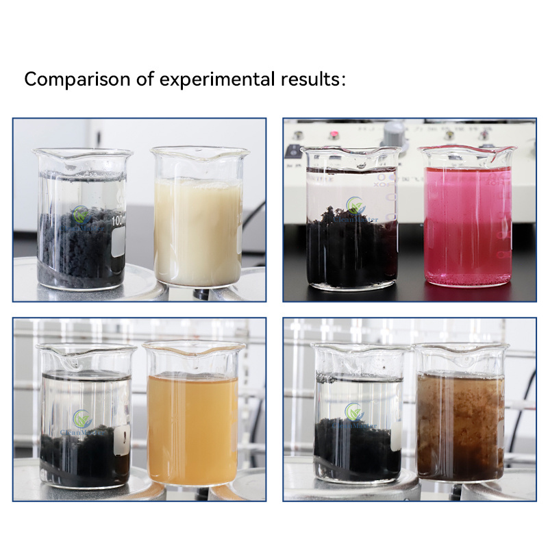 Beverage factory wastewater treatment decolorization bleaching powder carbon powder flocculant for WWTP STP