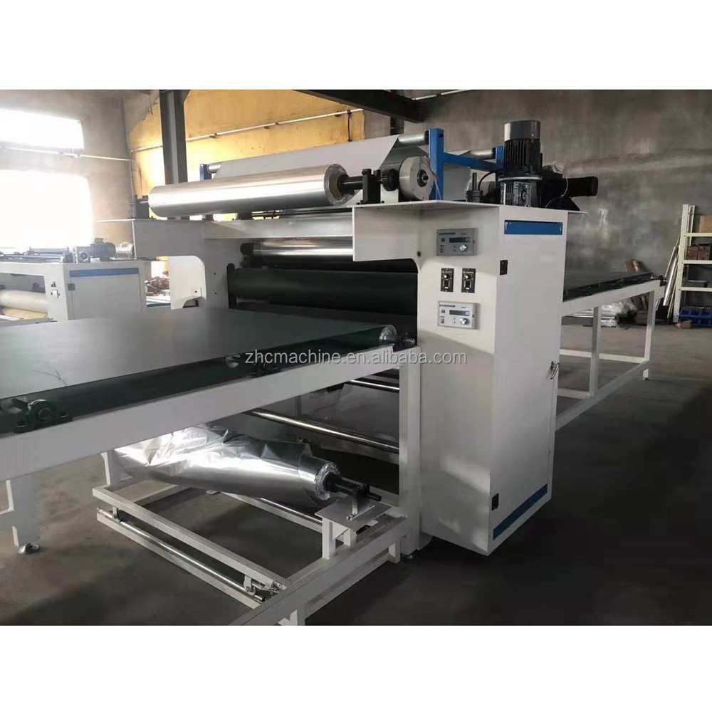 PVC film stick and laminating machine hot and cold glue machine for paper/sheet by sheet glue pasting sticking machine