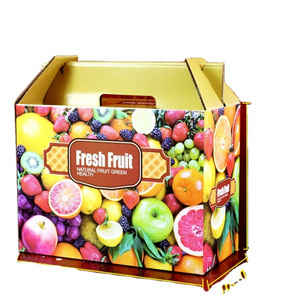 custom big 3 ply carton corrugated cheap price tomato fruit packing boxes for beverage