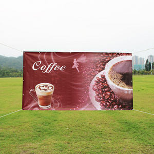 Printing Perforated Outdoor Advertising Fence Structure 550 Vinyl PVC Flex Banner