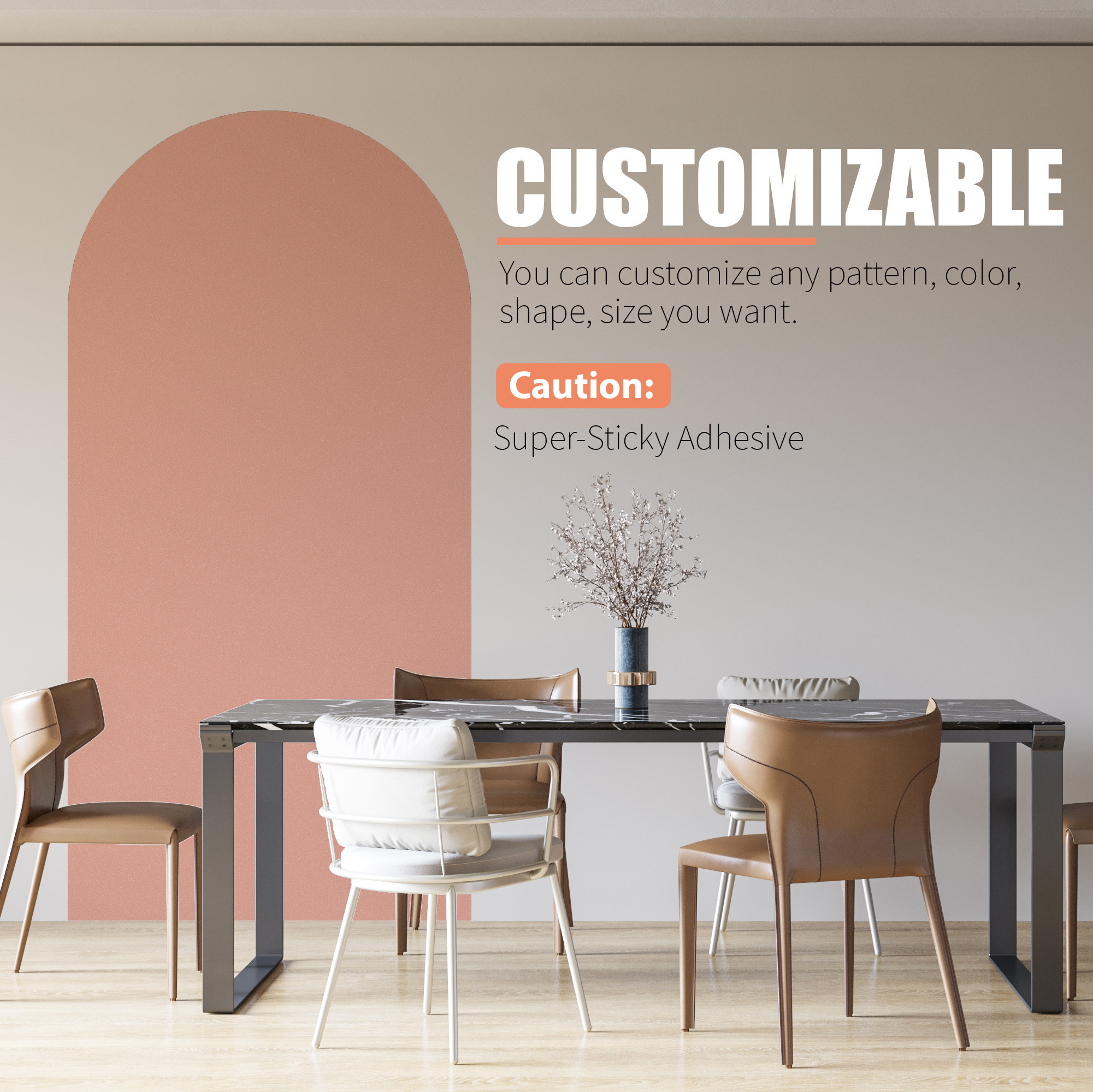 Hot Sell Custom Wall Decal Customization Digital Printing UV Printing Sticker