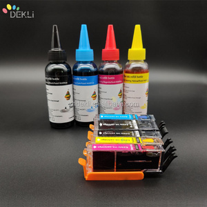 EDIBLE INK CARTRIDGE PGI 280 CLI 281 PGI 580 CLI 581 PGI 680 CLI 681 WITH EDIBLE INK NEW CHIP