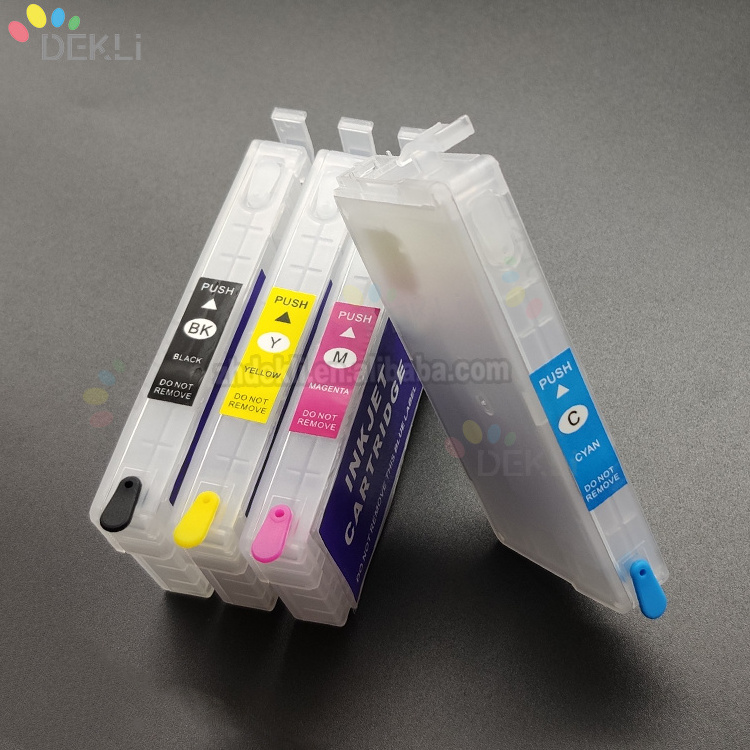 T802XL1 Refillable ink cartridge for Epson WF 4734 WF 4740 ciss ink cartridge with auto Reset chip