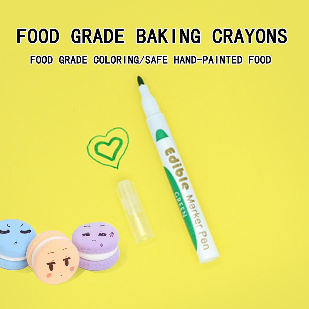 Mini Marker pens with edible ink for bakery design Pigment pen edible ink marker