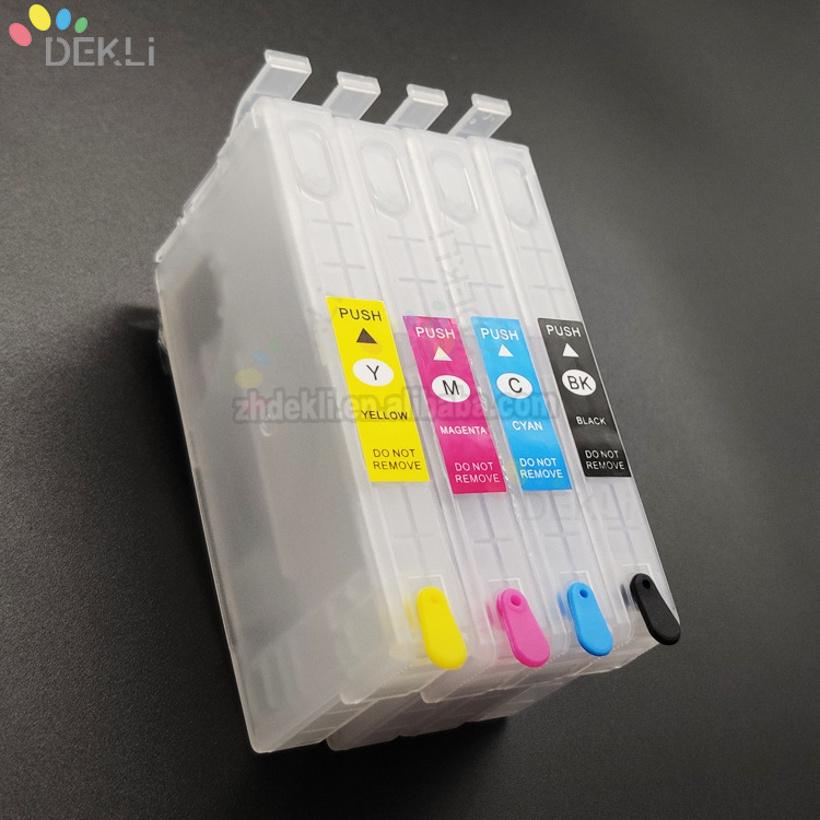 T802XL1 Refillable ink cartridge for Epson WF 4734 WF 4740 ciss ink cartridge with auto Reset chip