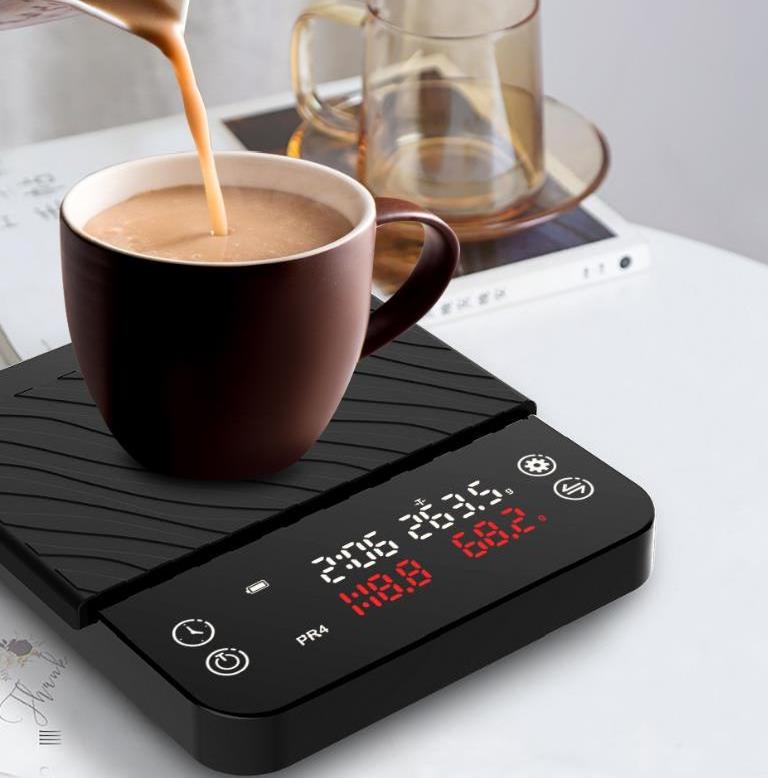 Portable Mini Digital Household Scala 5Kg 2Kg Coffee Kitchen Scale With Timer