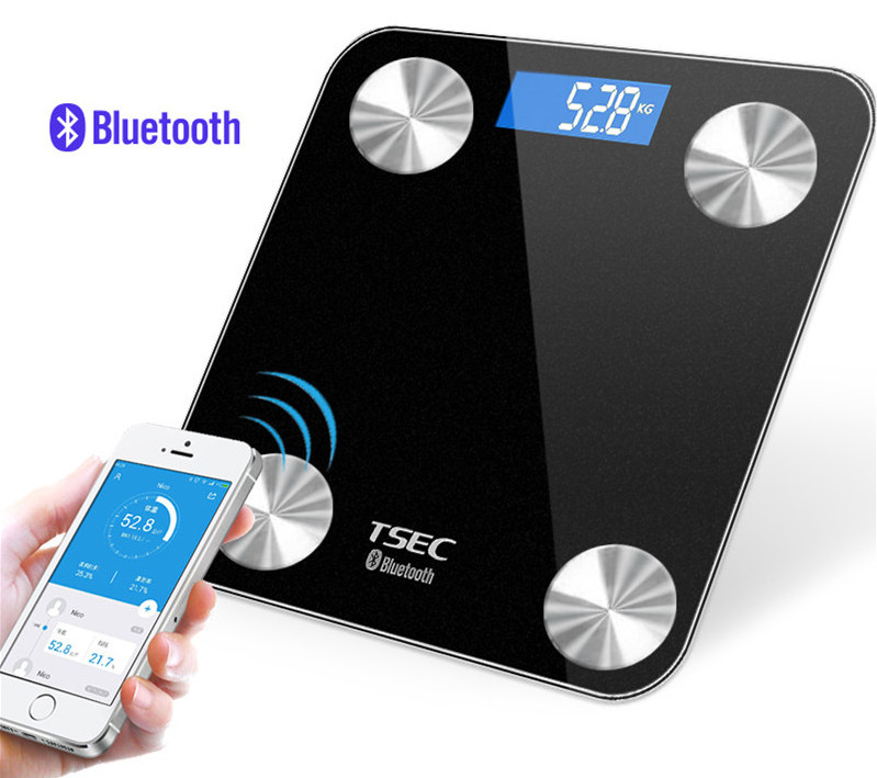 Alibaba New Electronic Products digital bluetooth digital body weight scale Bluetooth Smart Body adult bmi weighing scale