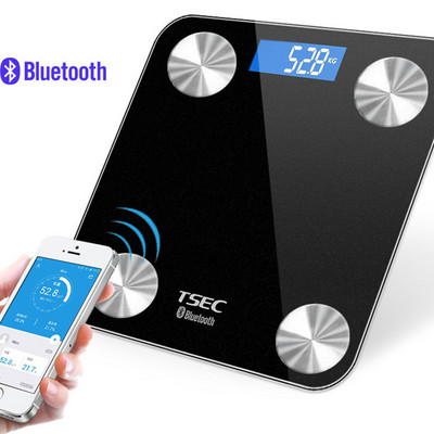 Alibaba New Electronic Products digital bluetooth digital body weight scale Bluetooth Smart Body adult bmi weighing scale