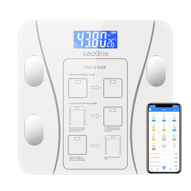 Smart Home Products smart bluetooth body fat scale tuya balanza peso corporal body analysis scale