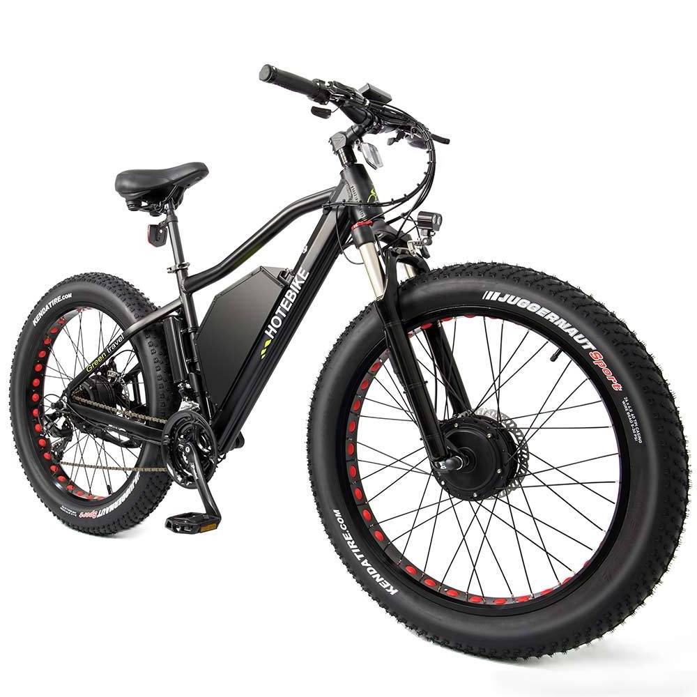 26 inch alloy frame 4.0 inch fat tire dual motor electric bike