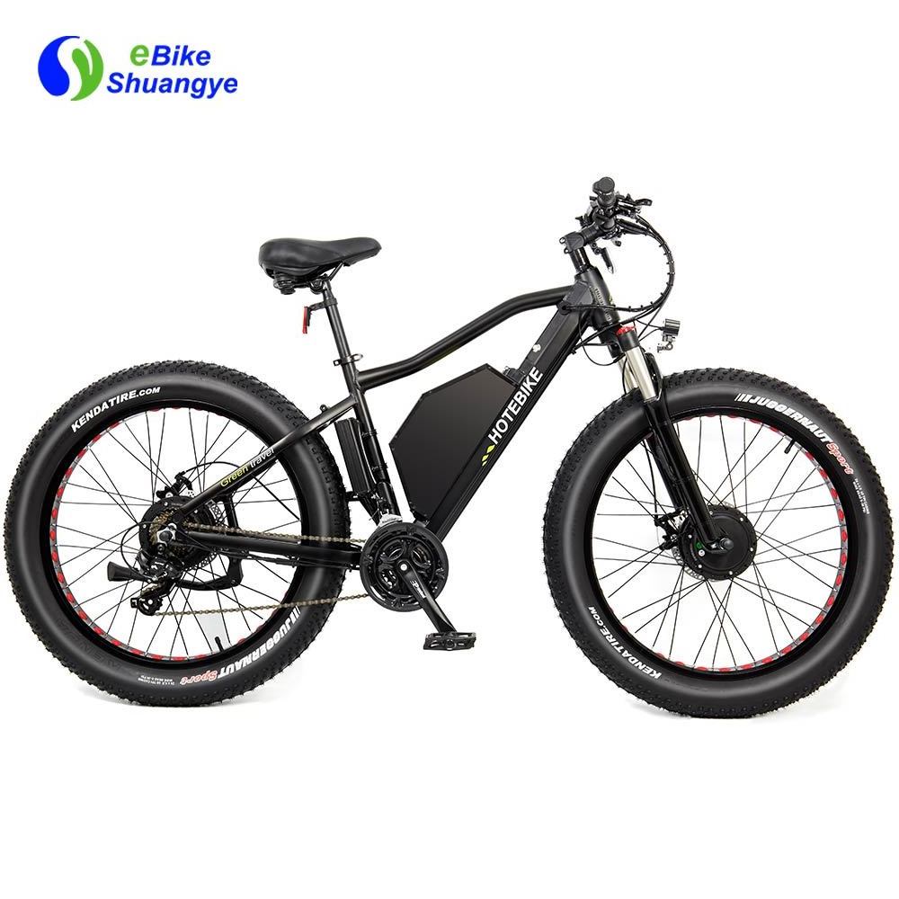 26 inch alloy frame 4.0 inch fat tire dual motor electric bike