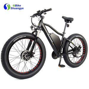 26 inch alloy frame 4.0 inch fat tire dual motor electric bike