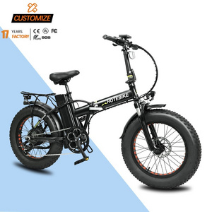 Wholesale Ebike Foldable Fat Tire Electric Mountain Bike 2 Seat Electric Bike 48V 500W 750W Electric Bike