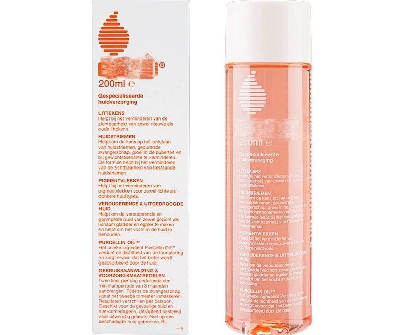 Bio Skincare Body Oil Serum For Scars And Stretchmarks Face Moisturizer Dry Skin Non-Greasy With Vitamin A E -Oil