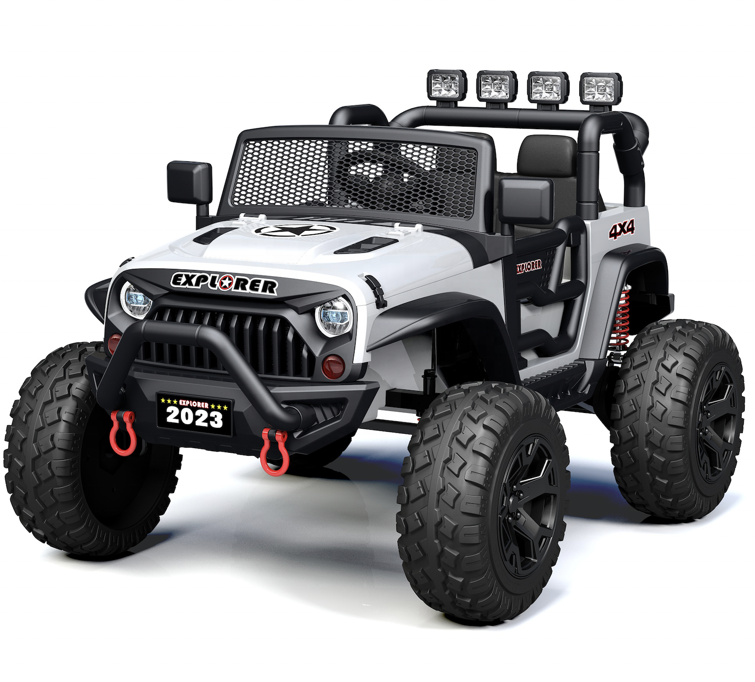 New 24V Kids 4WD  Powerful Battery Off Road Ride On Truck Car Electric Vehicles w/Parent Remote Control