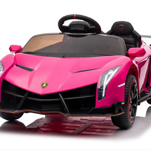 12V 2 seats  Electric Kids Toys cool Lamborghini Veneno Licensed Ride on Car With 2.4G Remote Control